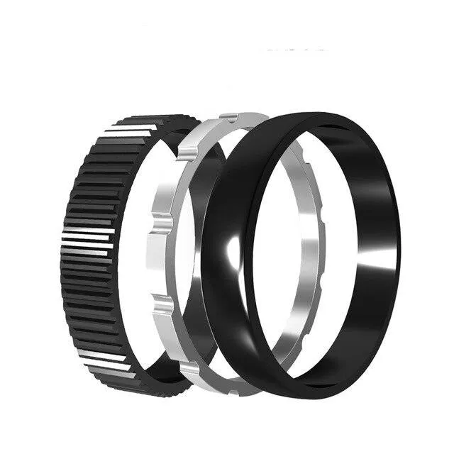 12mm Women Stainless Steel, Aluminum Stackable, Rotatable, and Interchangeable Engagement Band