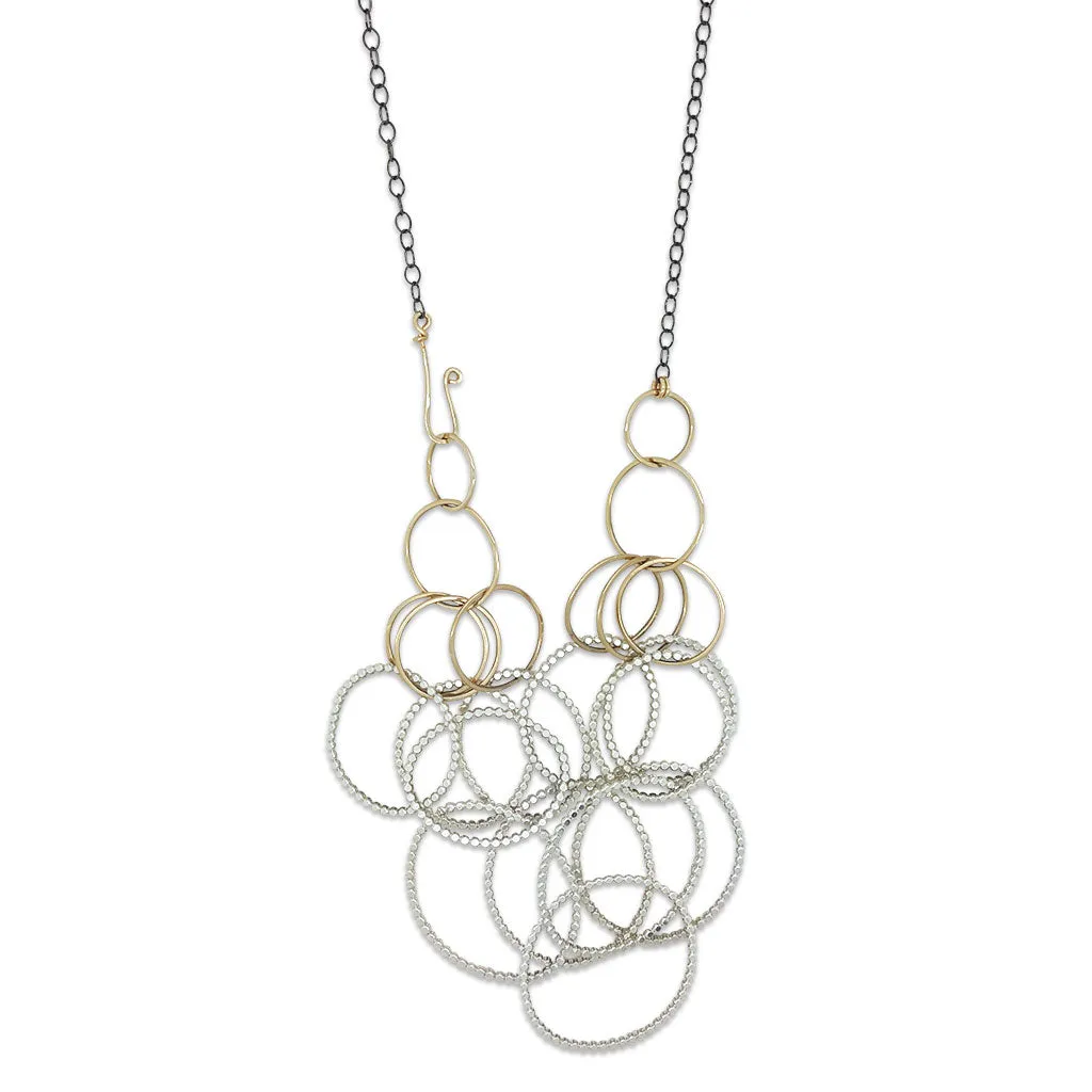 2-Way Hoop Necklace  (N1266)