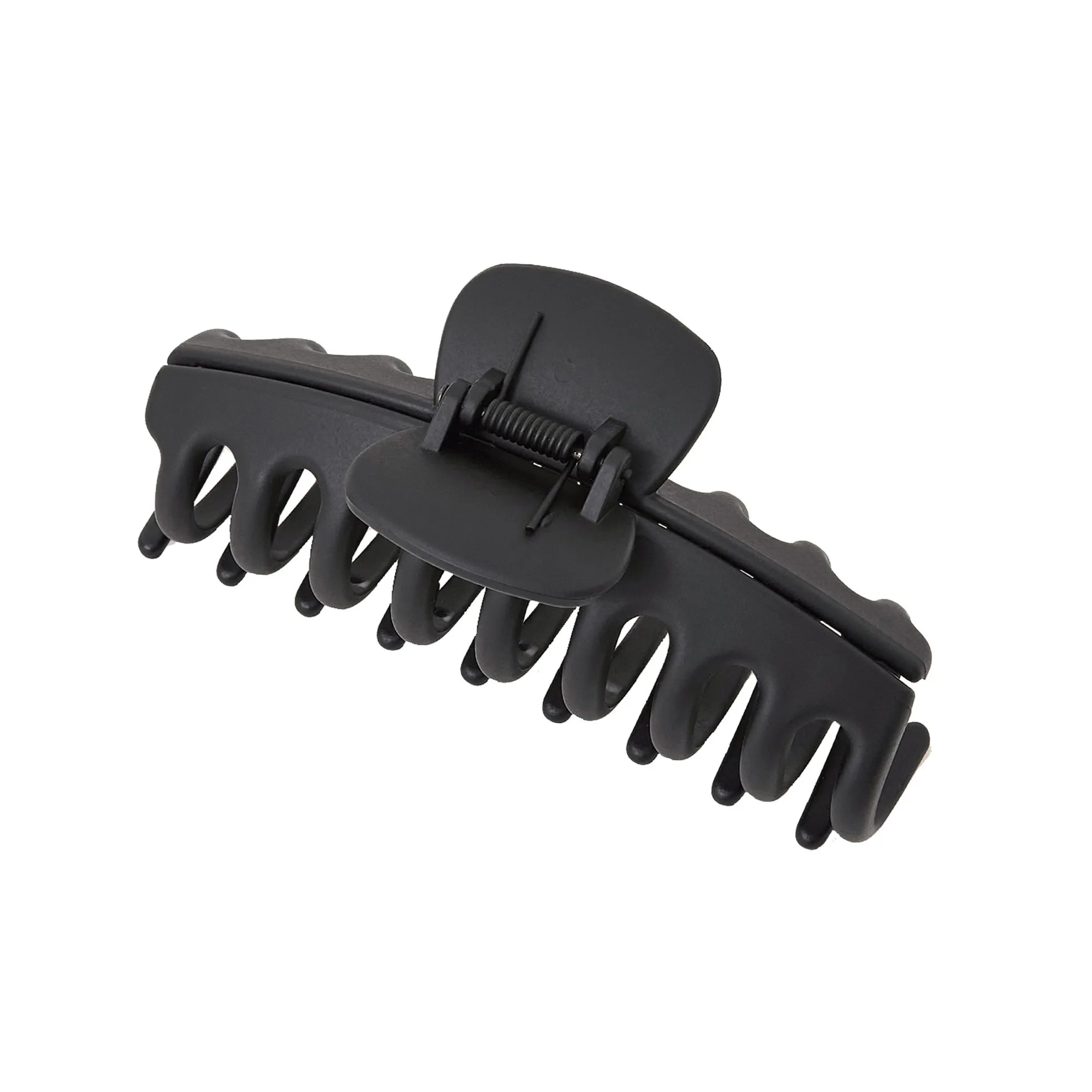 Accessorize London Extra Large Black Matte Claw Clip