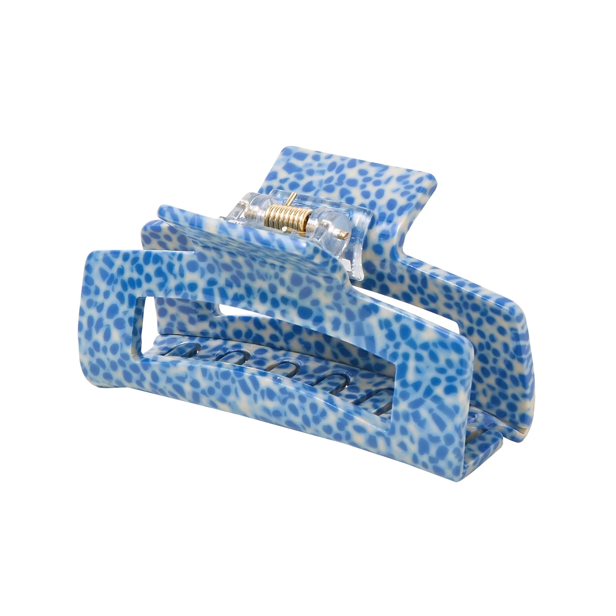 Accessorize London Women's Blue Speckled Claw Clip