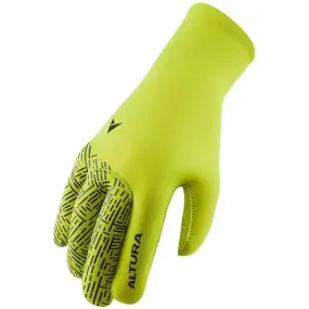 Altura Thermostretch Windproof Full Finger Cycling Gloves - Yellow