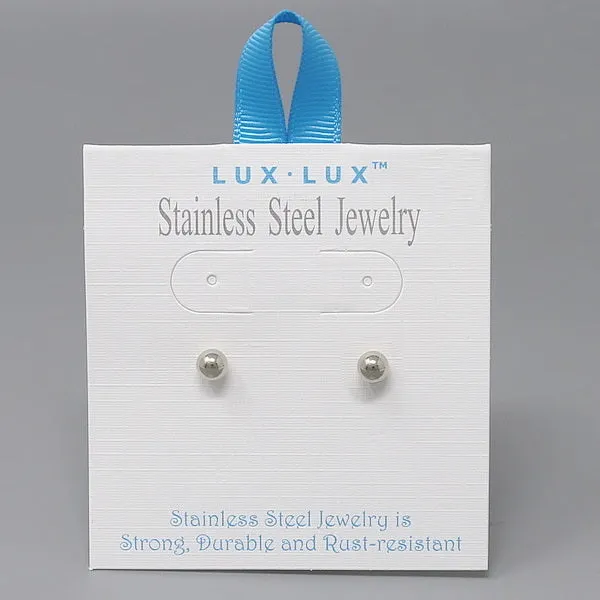 Ball Stainless Steel Stud Earrings