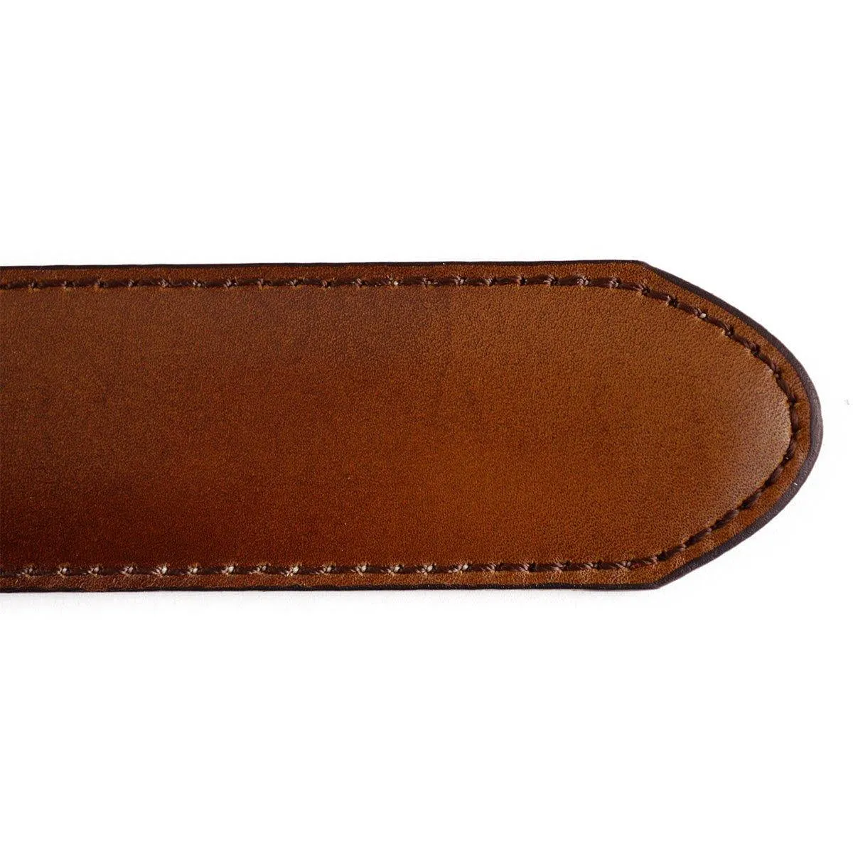 BERWICK 1707 Leather Belt - Lugo Cuero Tan Calf