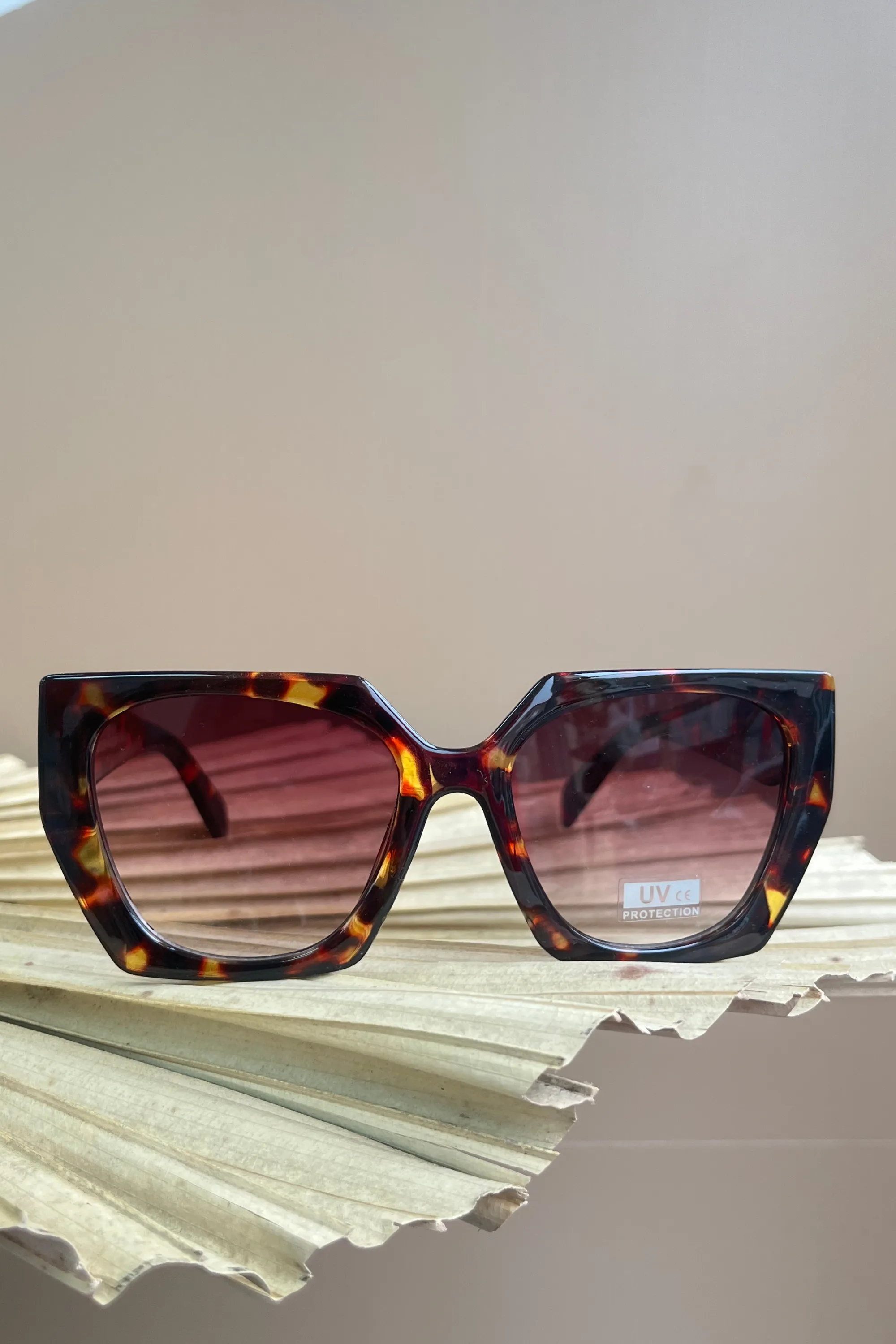 Big frame square sunglasses