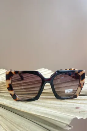 Big frame square sunglasses