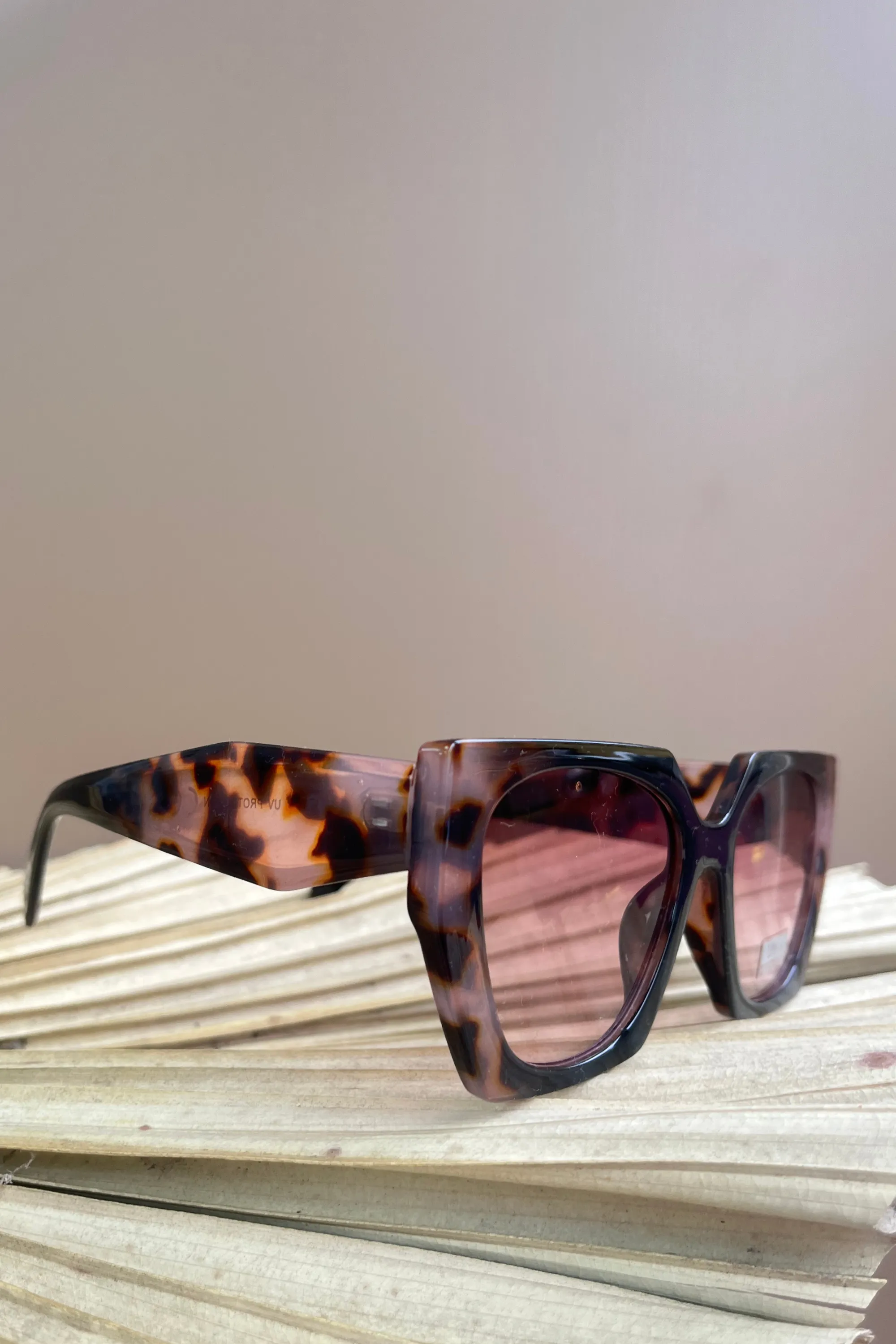 Big frame square sunglasses