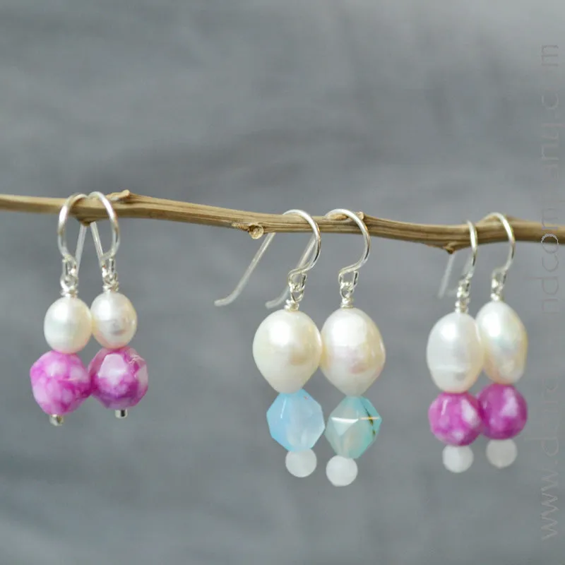 Bijoux Beaded Earrings with Pearls