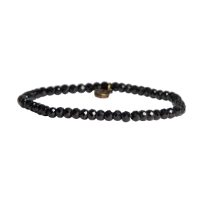 Black Spinel Mini Gemstone Bracelet