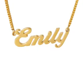 Bold Pendant Name Necklace