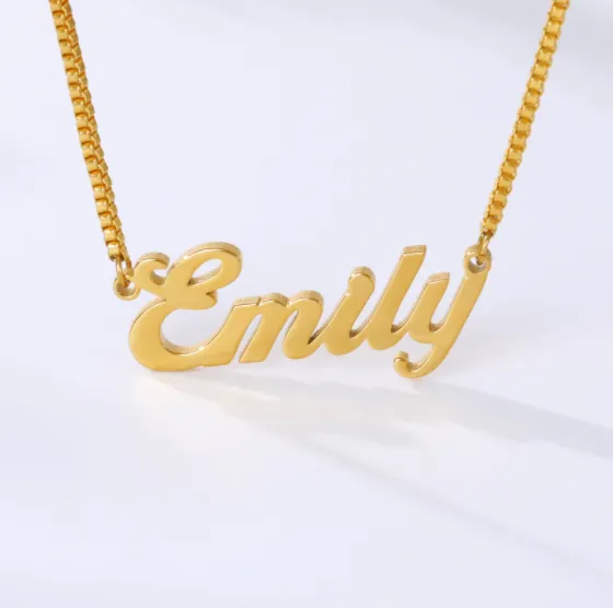 Bold Pendant Name Necklace