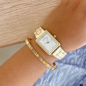 Chelsea Gold Watch Bracelet Stack