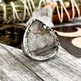 Crazy Lace Agate Ring Size 6 / Foxlark Collection - One of a Kind