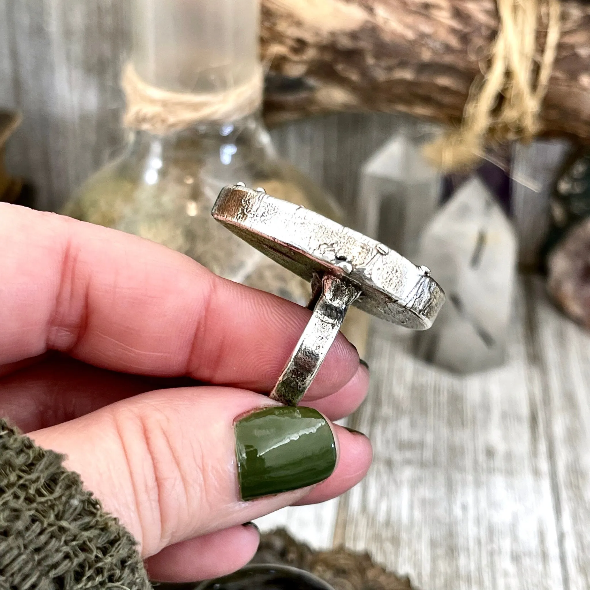 Crazy Lace Agate Ring Size 6 / Foxlark Collection - One of a Kind