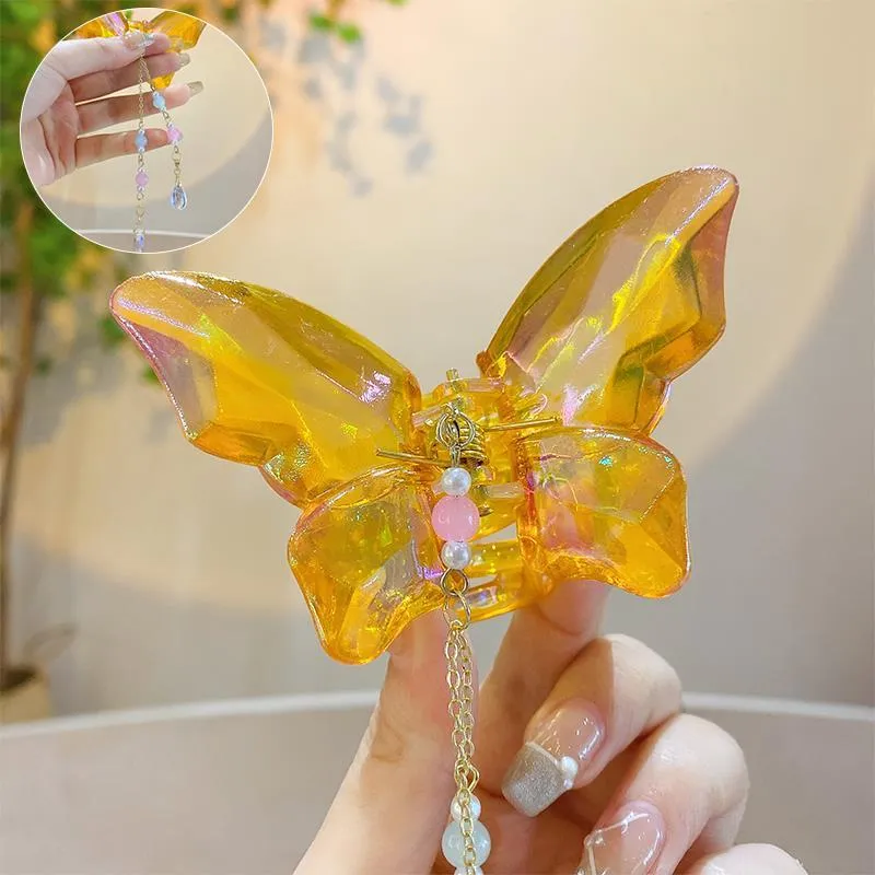 Crystal Butterfly Hair Clip MK18674