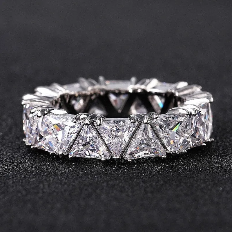 Eternity Triangle Diamond Ring