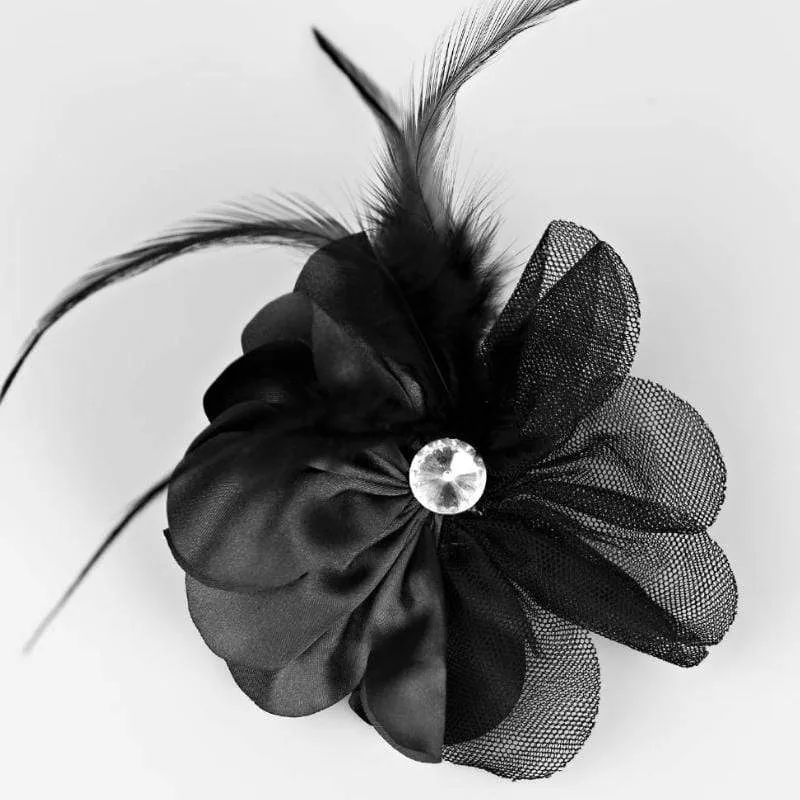 Everyone Loves a Masquerade Silver Hair Clip