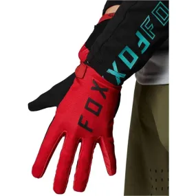 Fox Ranger Gel Full Finger Cycling Gloves - Red