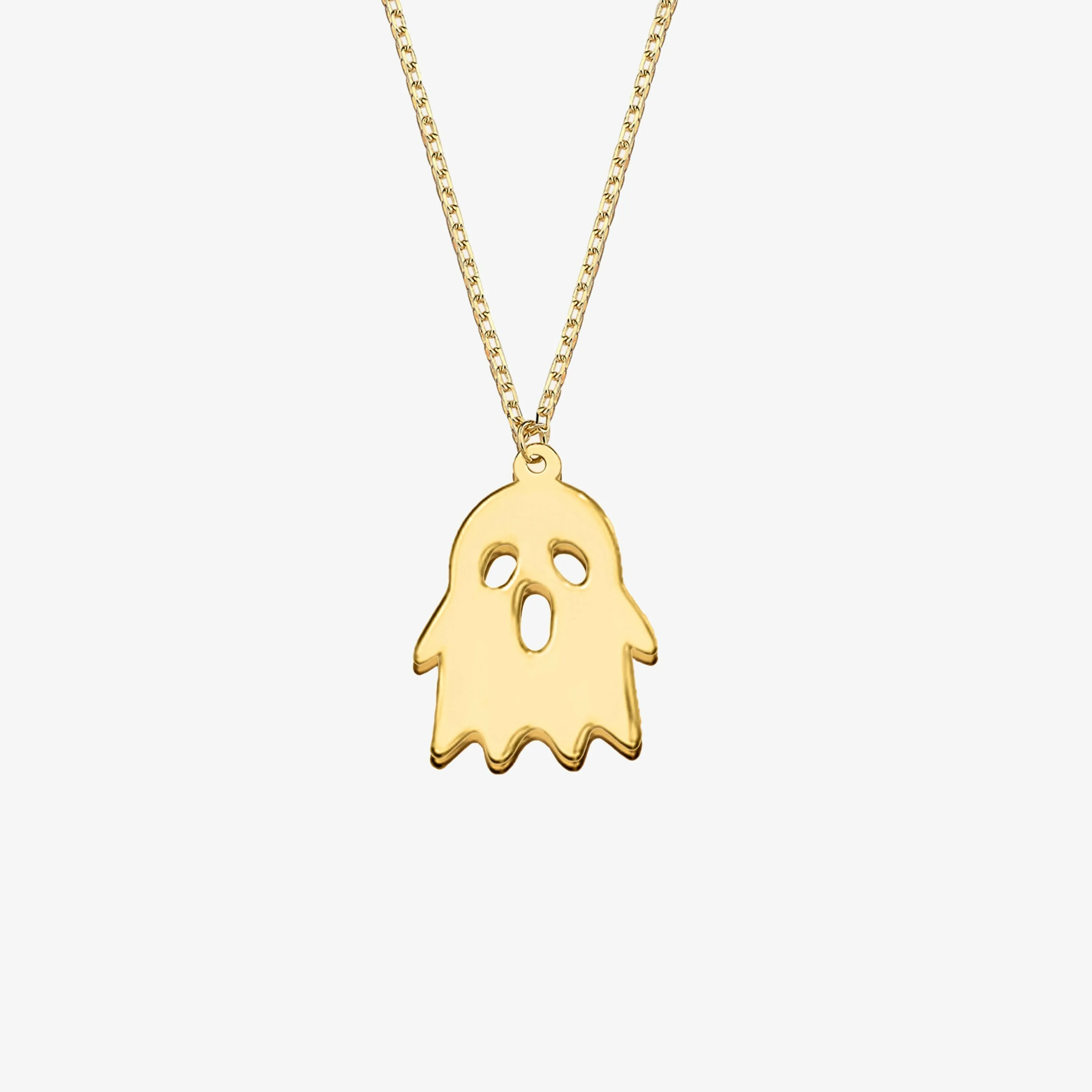 Ghost Necklace | 14K Solid Gold