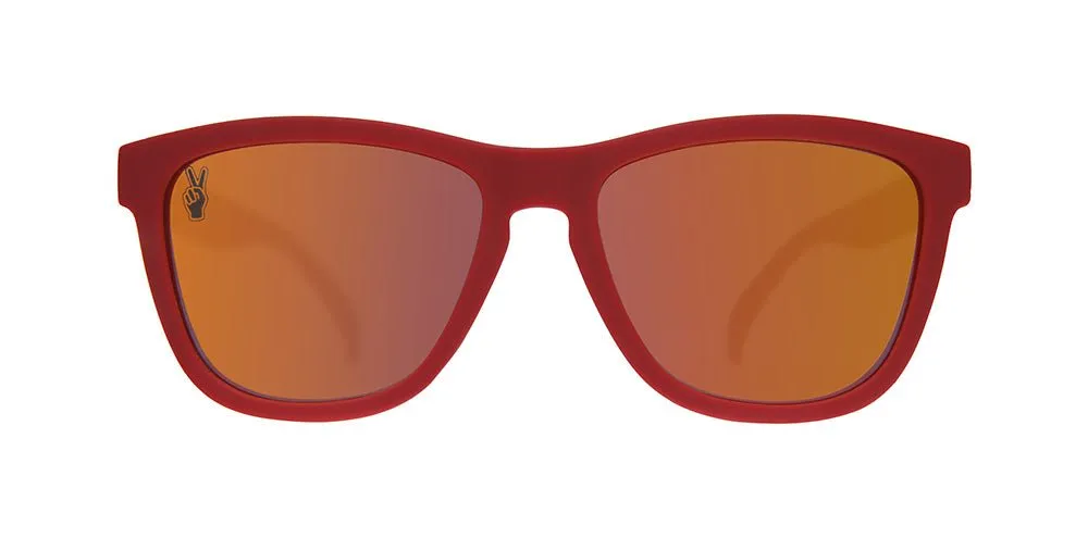 goodr OG Polarized Sunglasses Collegiate Collection - University of Southern California - This is Not a Gesture of Peace