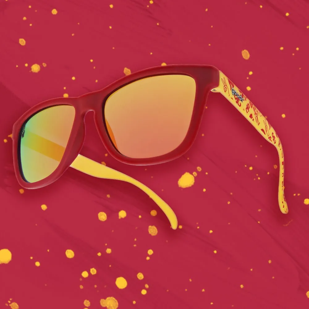 goodr OG Polarized Sunglasses Collegiate Collection - University of Southern California - This is Not a Gesture of Peace