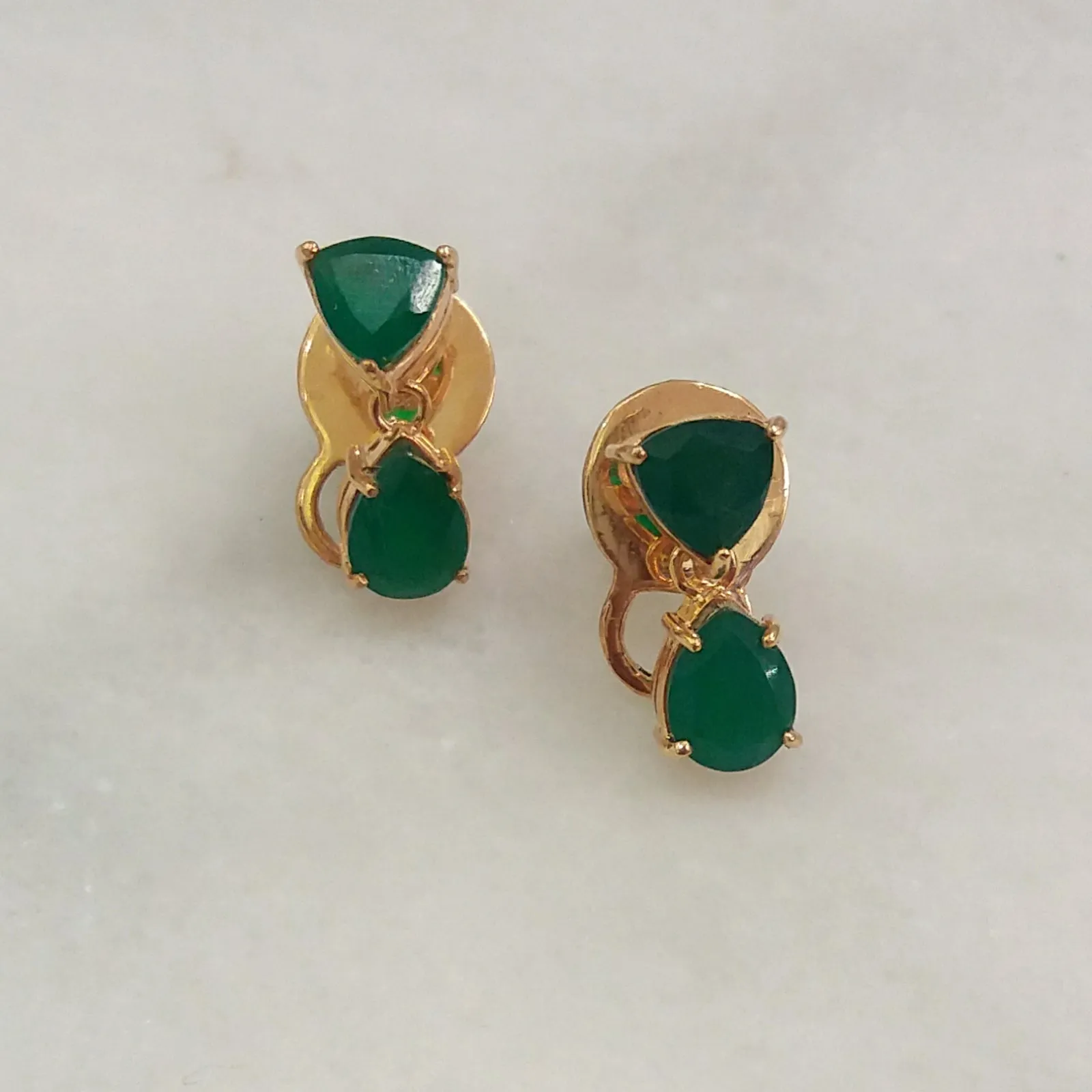 Green Agate Separates Earrings