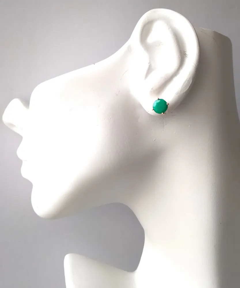 Green Agate Separates Earrings