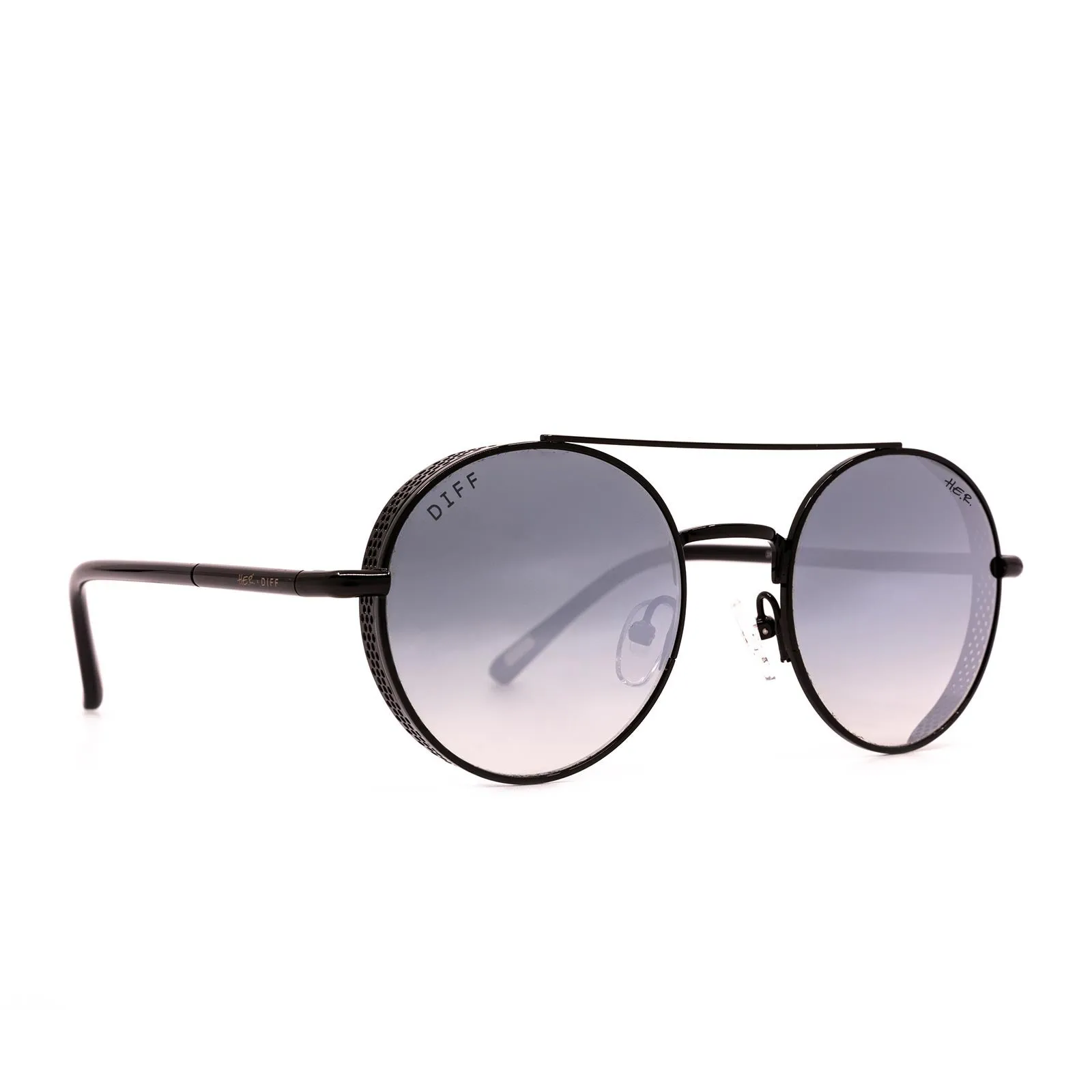 H.E.R. - Driver   Black   Grey Gradient Flash Sunglasses