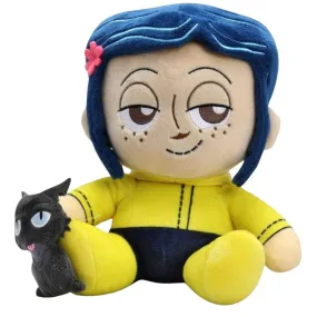 Kidrobot Coraline 8 Coraline and the Cat Phunny Plush Toy