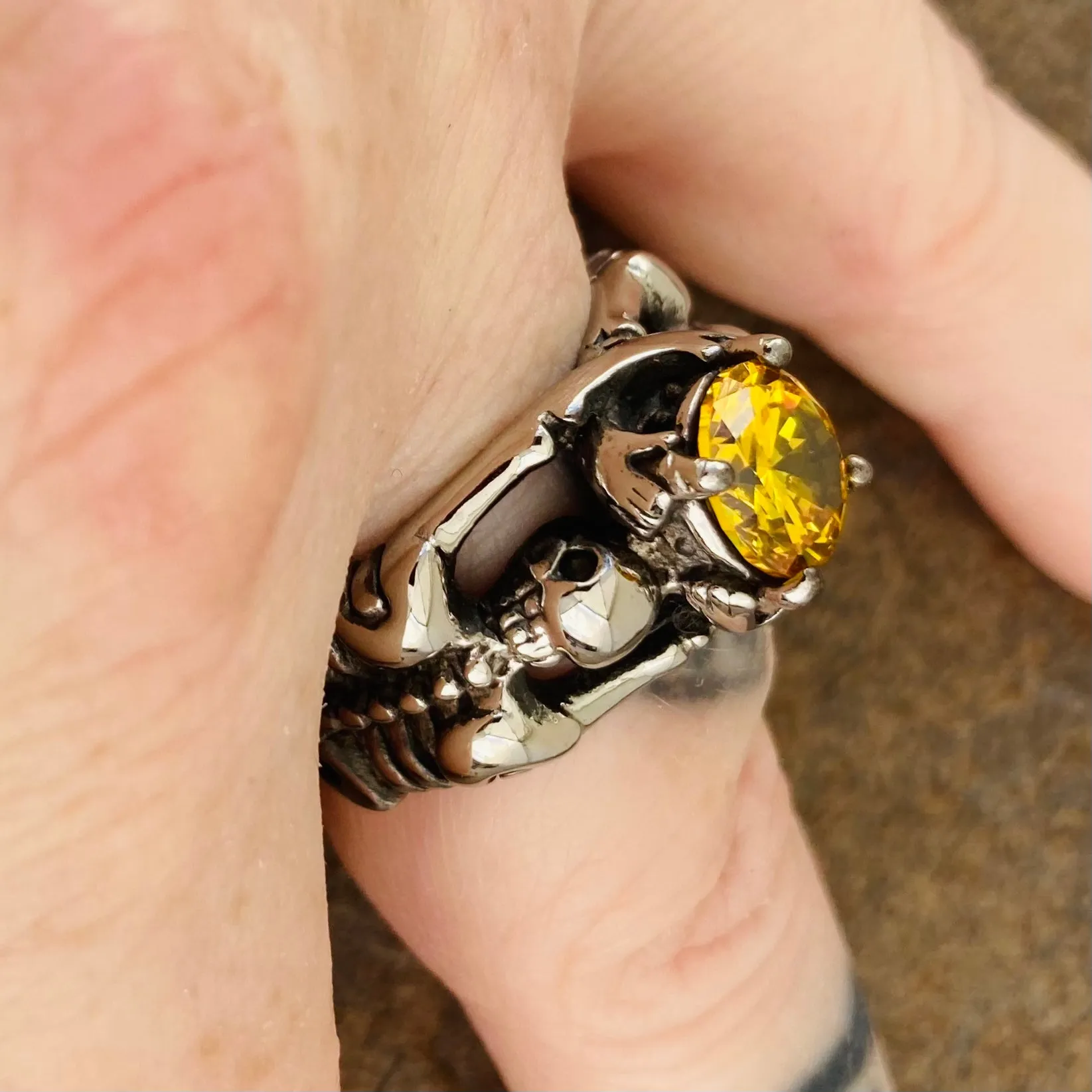 Ladies Ring - 11 November Birthday - Citrine - R117