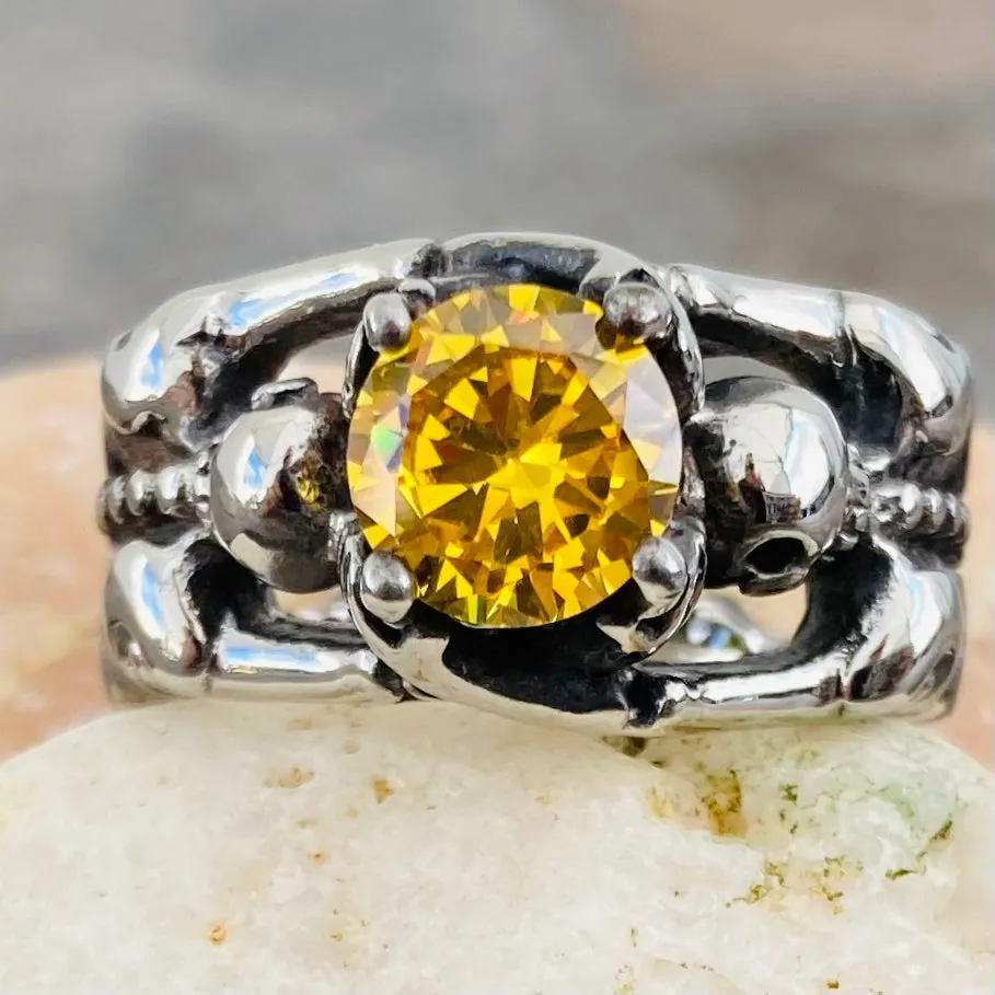 Ladies Ring - 11 November Birthday - Citrine - R117