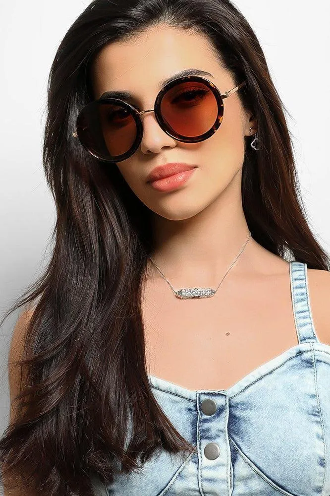 Large Round Retro Sunglasses