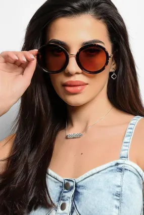 Large Round Retro Sunglasses