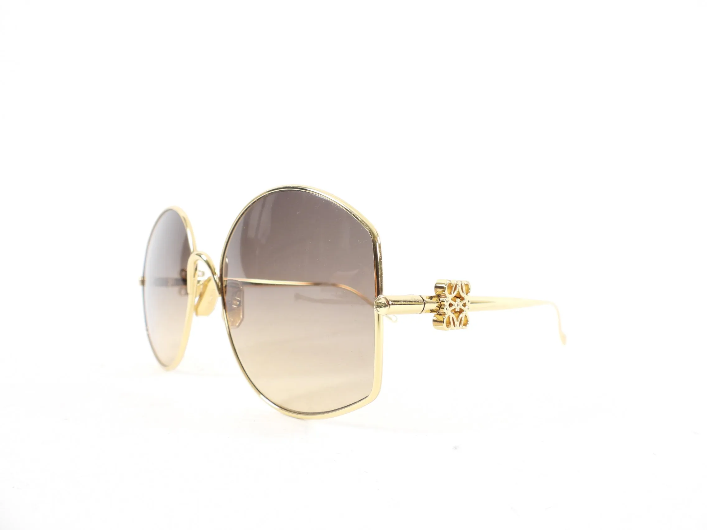 Loewe Godltone Oversized Gradient Anagram Sunglasses