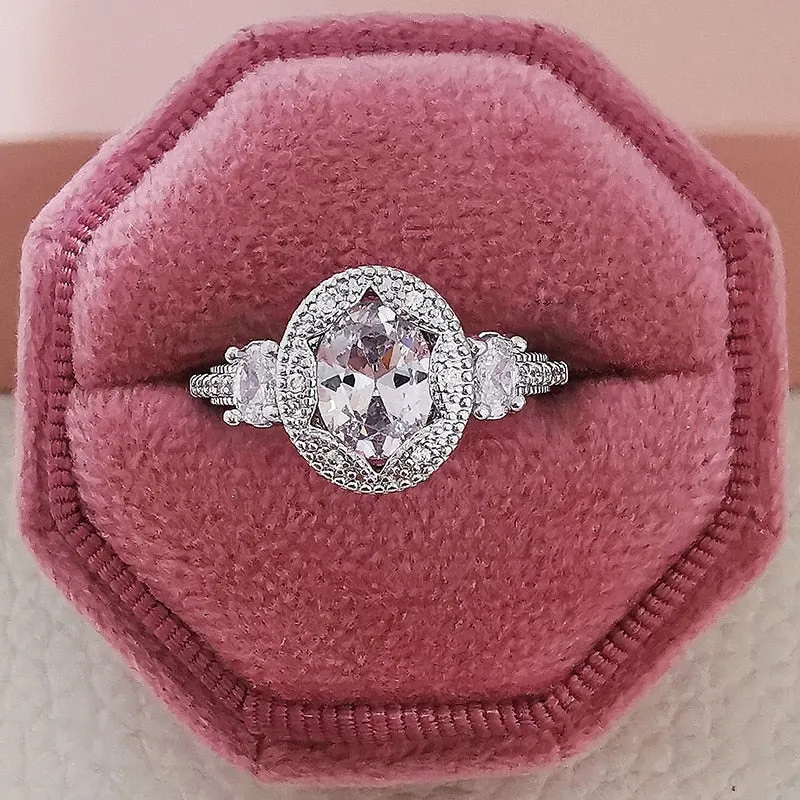 Luxurious & Unique Oval Fashion Engagement Ring