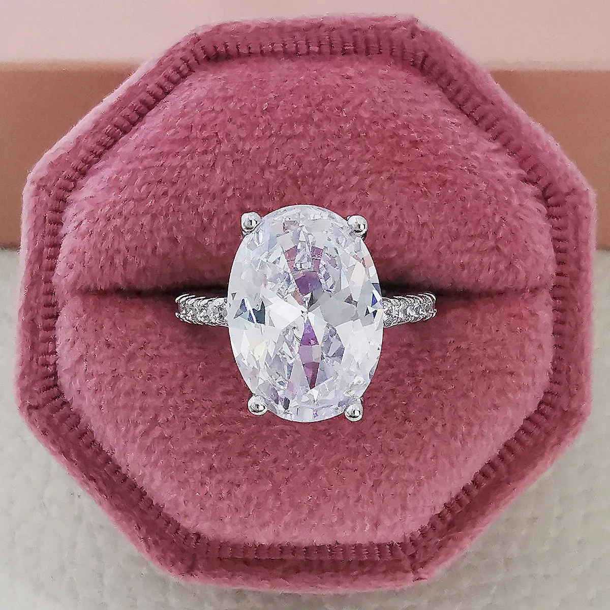 Luxurious & Unique Oval Fashion Engagement Ring