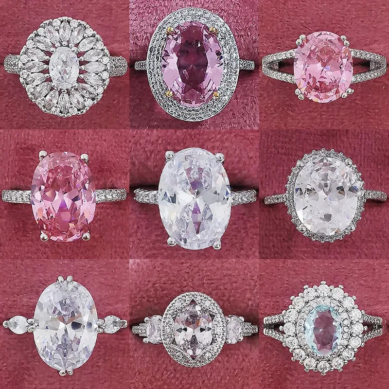 Luxurious & Unique Oval Fashion Engagement Ring