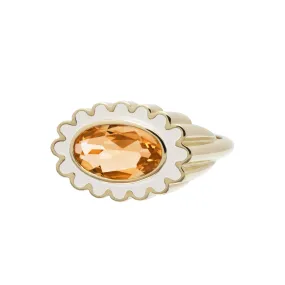 MARGARITA CITRINO WHITE RING