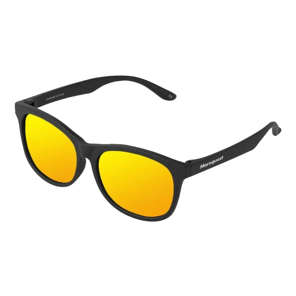 Marsquest Momentum Sunglasses - Carbon Black & Gold