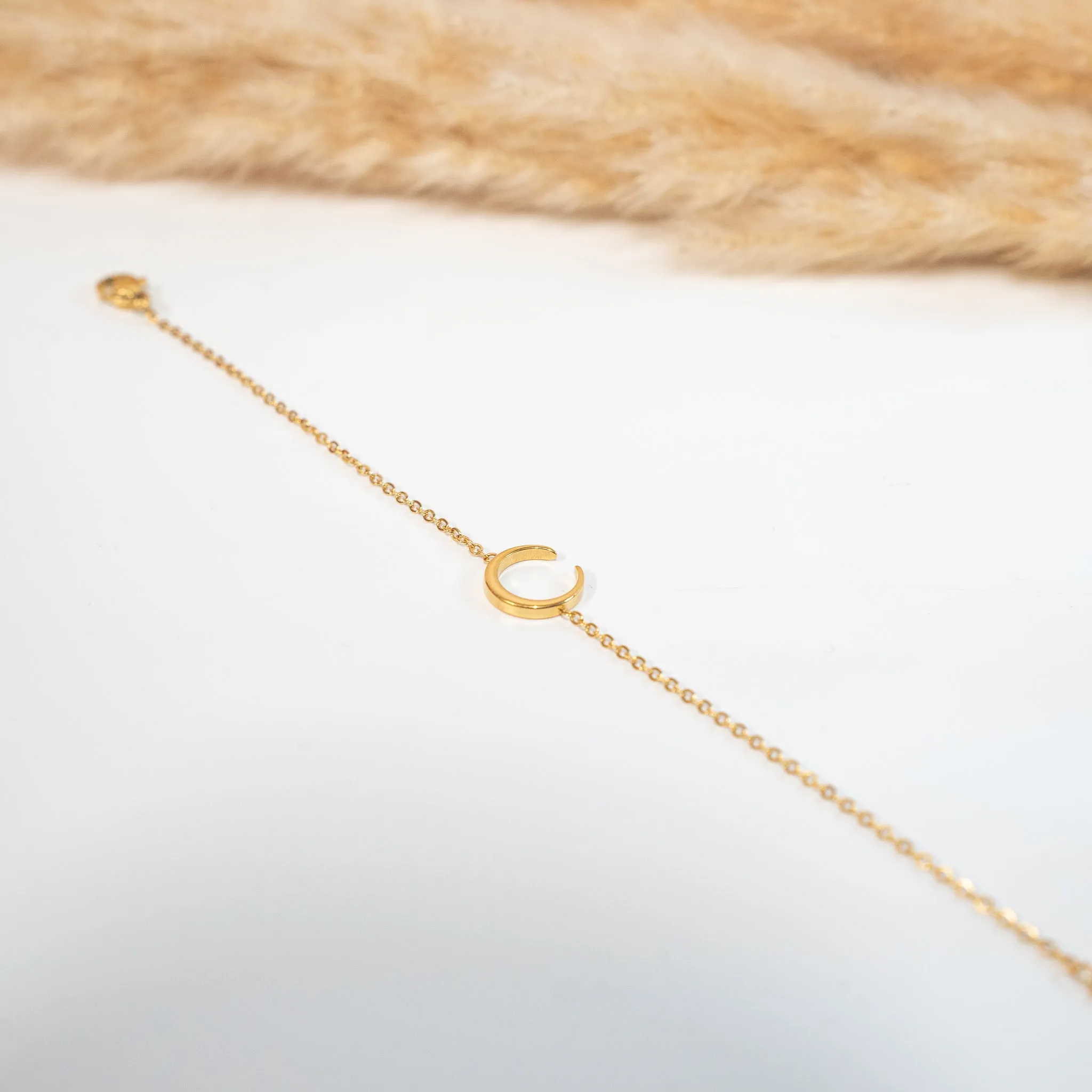 Minimal Crescent Bracelet