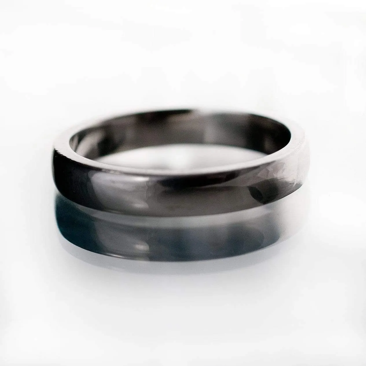 Narrow Domed Wedding Band, 2-4mm Width