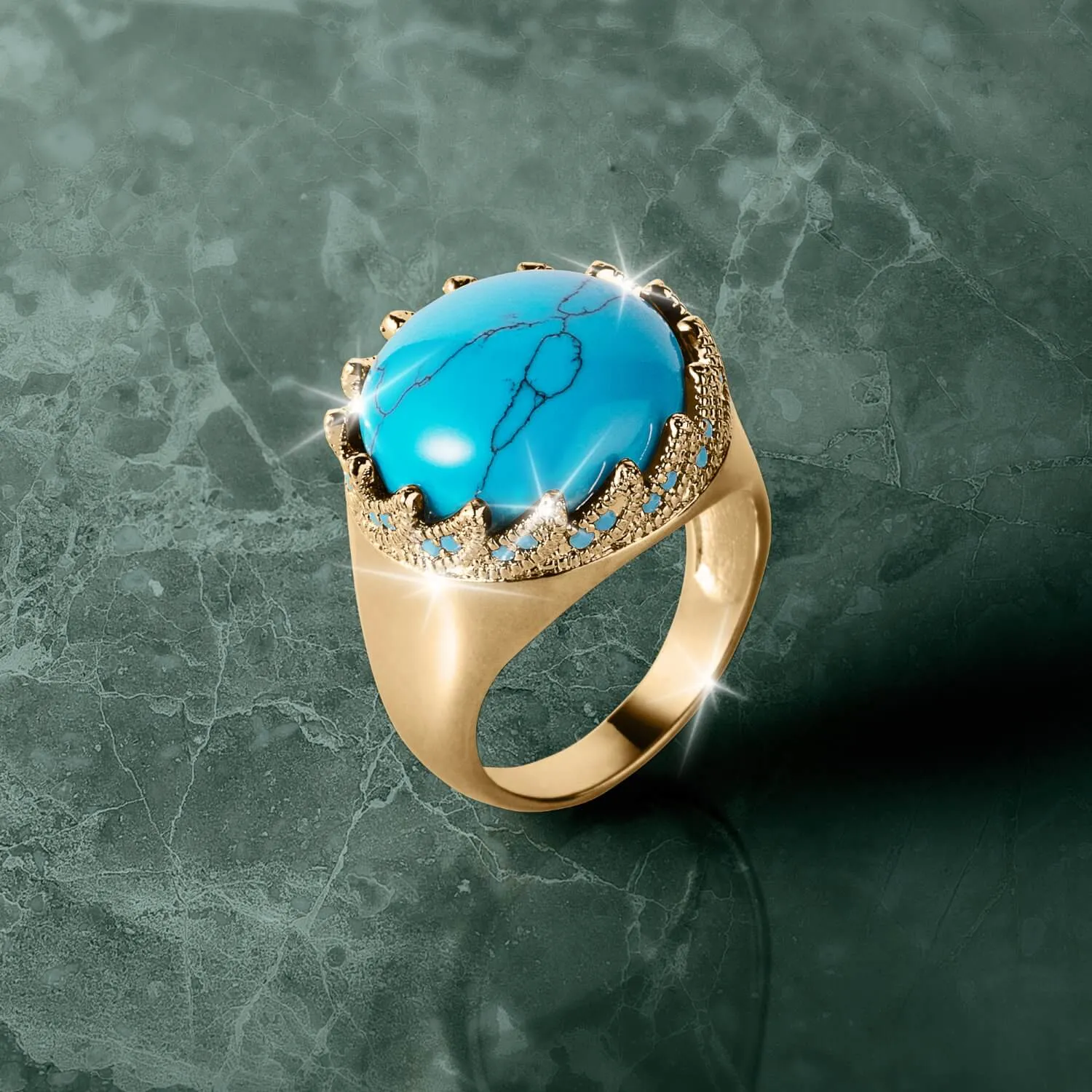 Ocean Turquoise Men's Ring