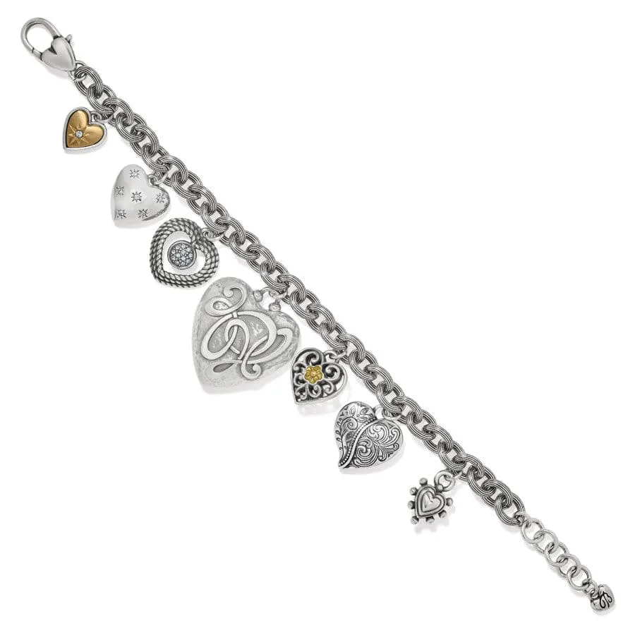 One Heart Endless Charm Bracelet