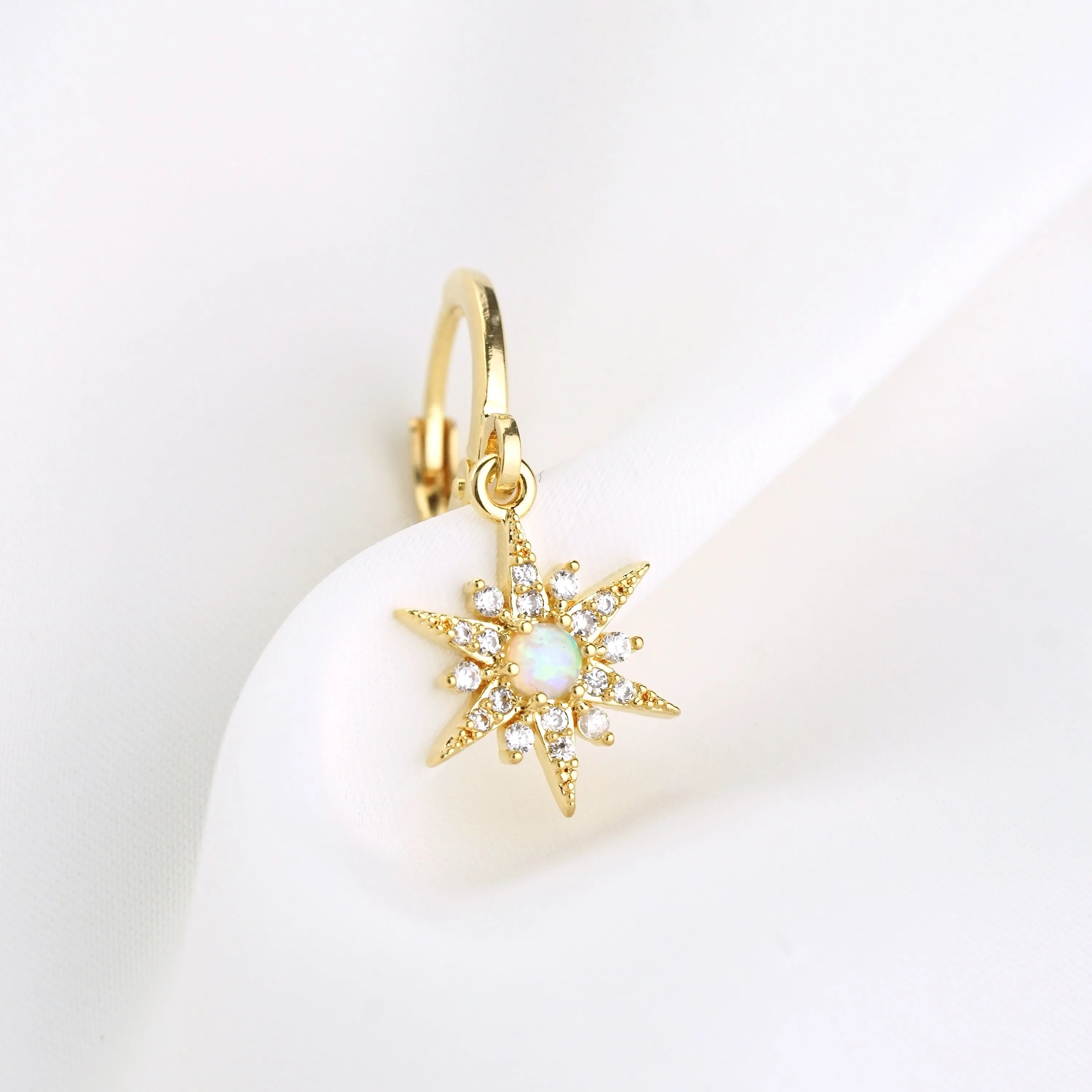 Opal North Star Earring