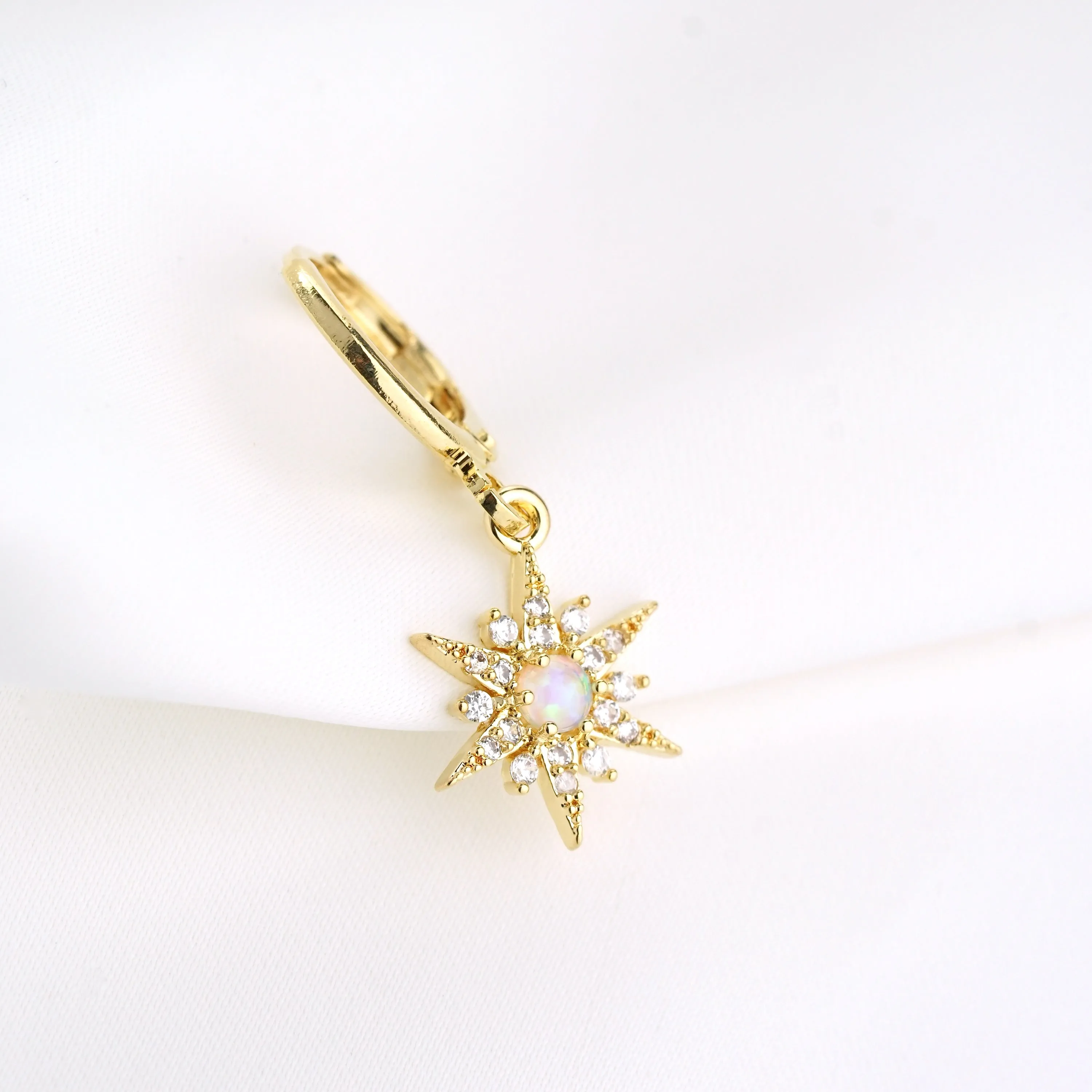 Opal North Star Earring