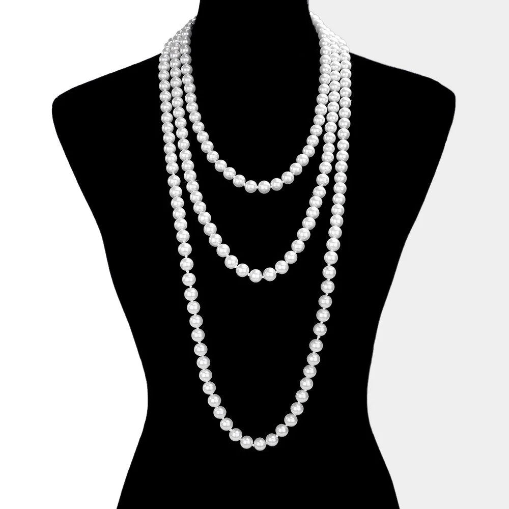 Pearl Long Necklace