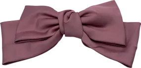 Pink Clip In Hair Bow One Size