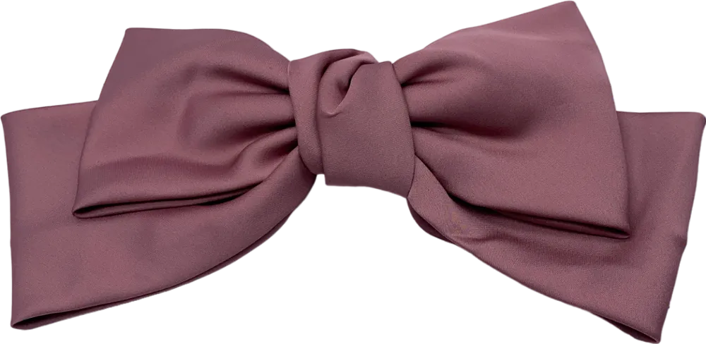 Pink Clip In Hair Bow One Size