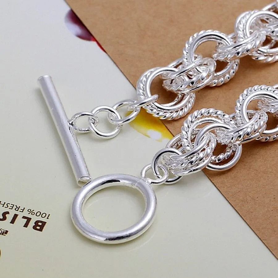 Pretty Nice Fashion Bracelet - 925 Sterling Silver