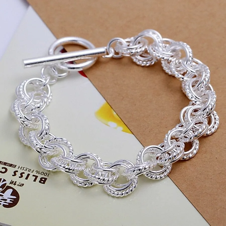 Pretty Nice Fashion Bracelet - 925 Sterling Silver