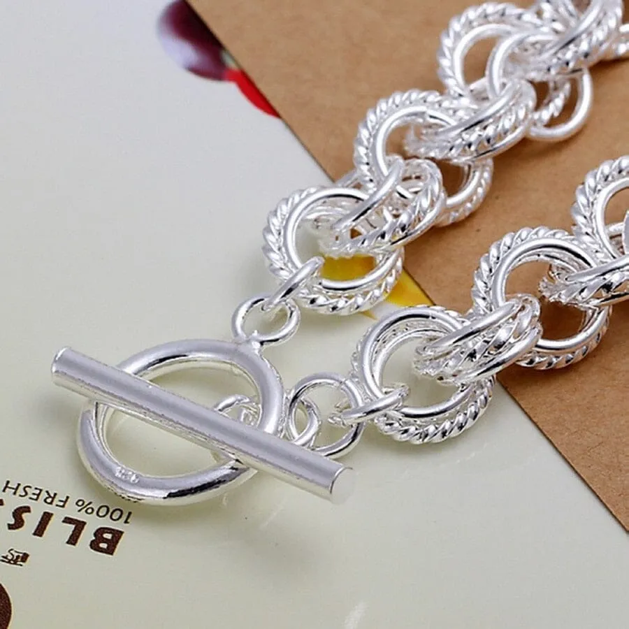 Pretty Nice Fashion Bracelet - 925 Sterling Silver